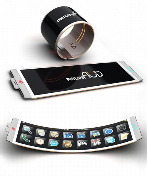 fluid flexible concept 30 Futuristic Phones We Wish Were Real