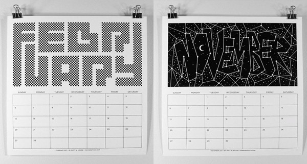 Matt W. Moore 02 20 Calendarios creativos para el 2011