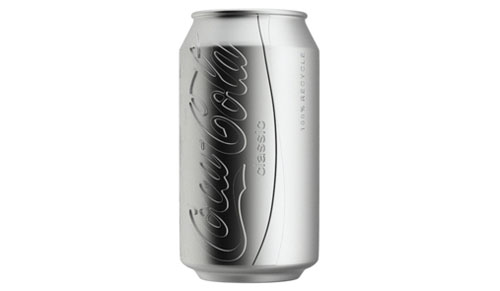 Colorless Coke Can Aluminum Based Package Design