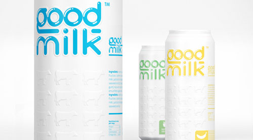 Good Milk Aluminum Based Package Design
