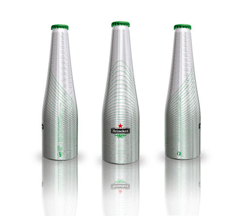 Heineken Green Line Aluminum Based Package Design