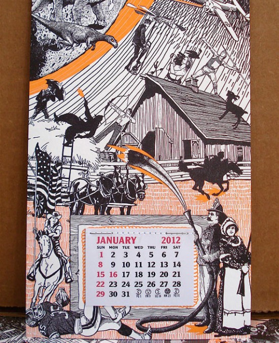 Oddball Press Tear Away Calendar 550x675