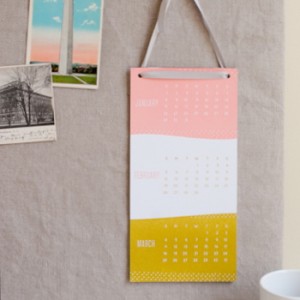 Simplesong Design 2012 Letterpress Calendar4 300x300