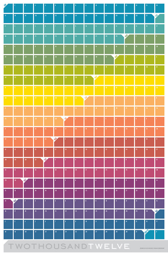 oversized colorful calendar melissa designs2