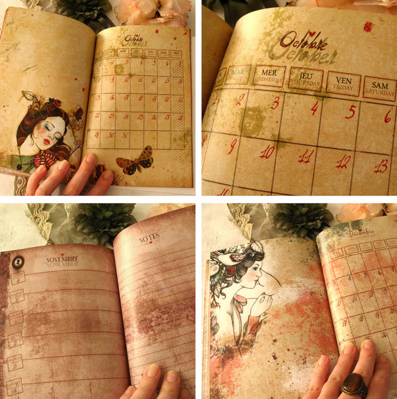 2012 illustrated Diary  "A Year With Minasmoke" - Pre-order until the 01/11/11