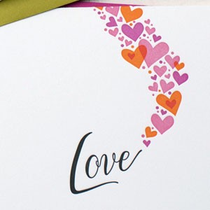Ephemera Press Heart Love Note Card Valentines Day Cards, Part 1