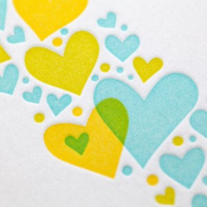 Ephemera Press Heart Love Note Card2 Valentines Day Cards, Part 1