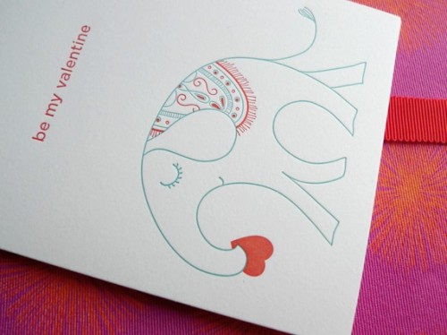 Fine Day Press Elephant Love Valentine Card 500x374 Valentines Day Cards, Part 1