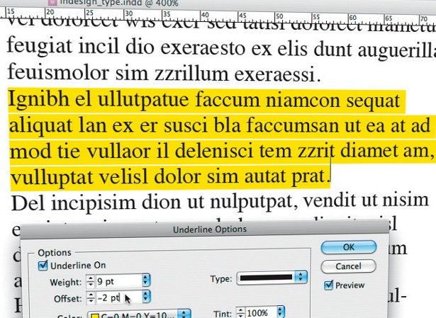 Work with type in InDesign
