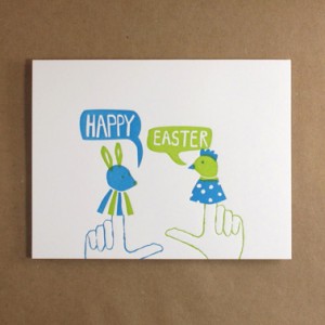 1x1.trans Seasonal Stationery: Easter Cards